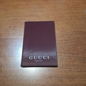 Gucci Burgundy Patent Leather Compact Mirror